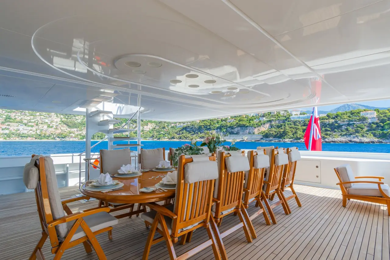 Apogee, flybridge — Sardinia Lux Yachts, Sardegna. Apogee — 62.5m