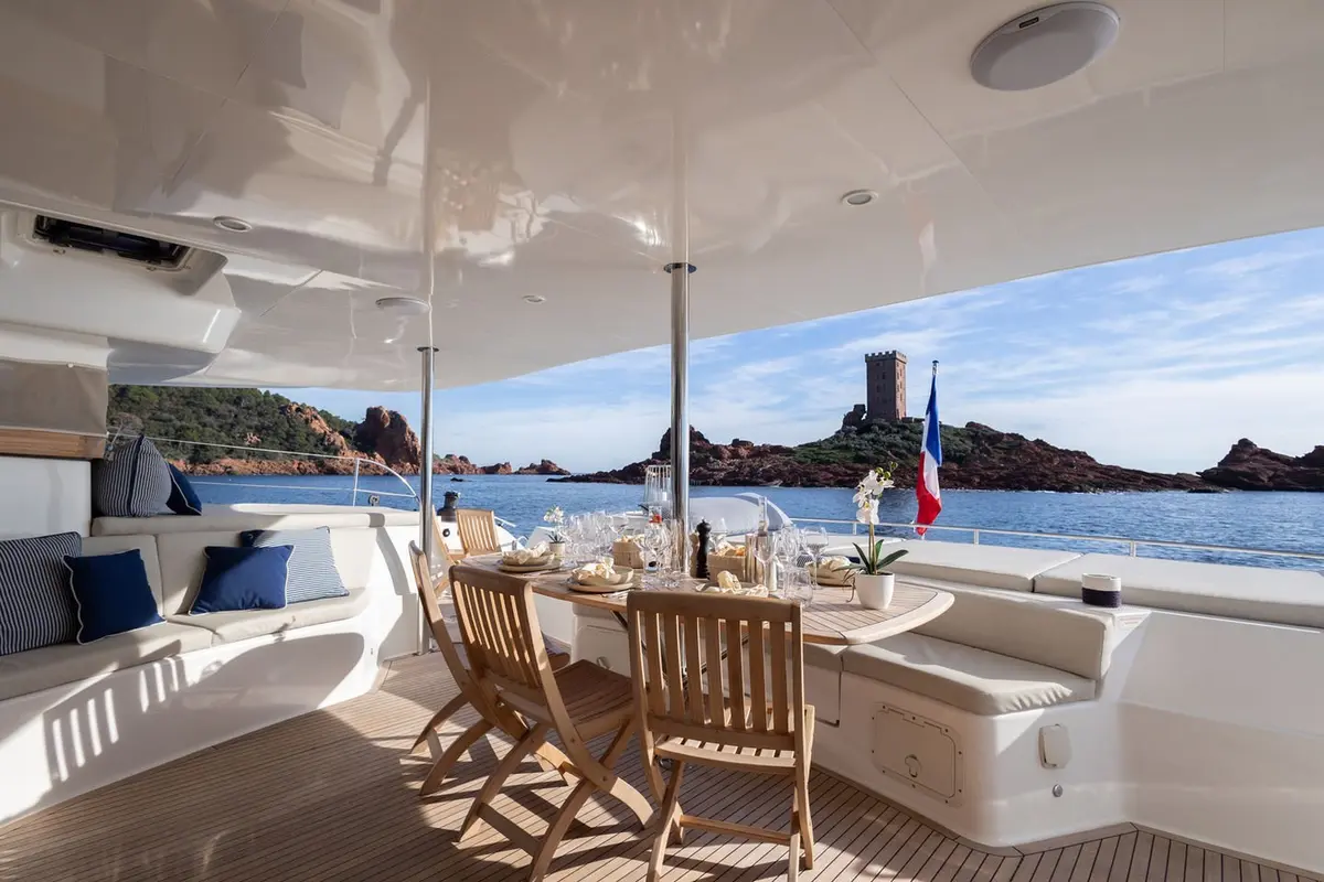 Moby-Dick, main deck — Sardinia Lux Yachts, Sardinia. Moby-Dick — 20m