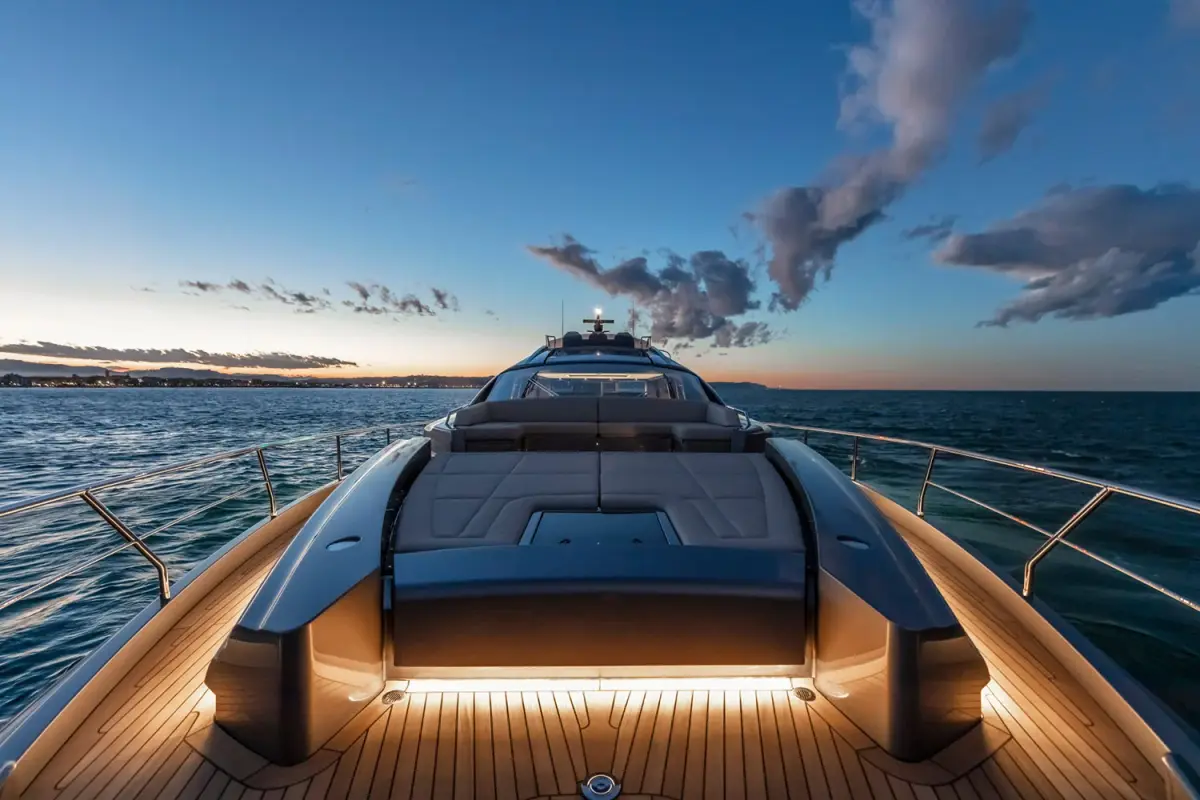 Pershing 8X, master cabin — Sardinia Lux Yachts, Sardinia. Pershing 8X — 25m