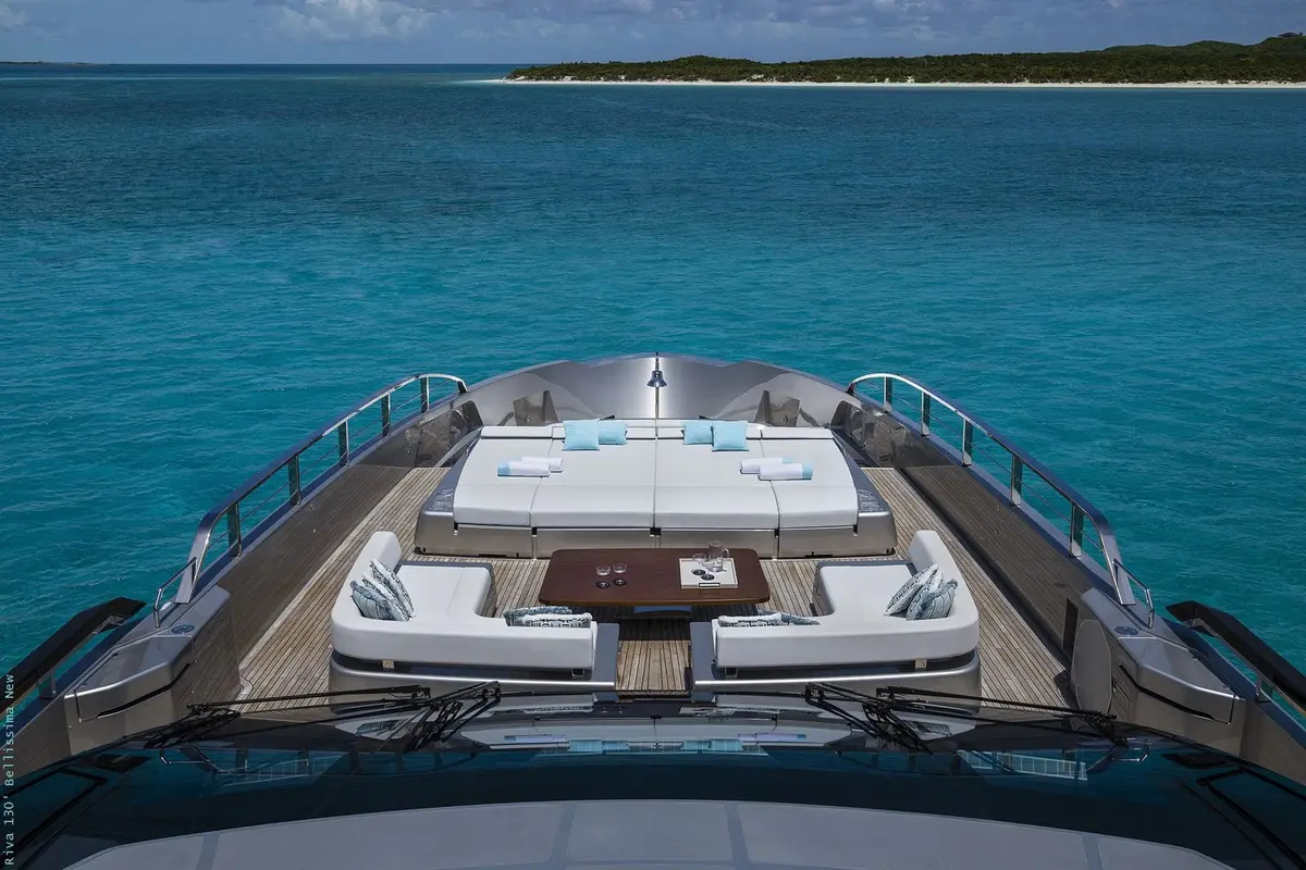 Riva 130, flybridge — Sardinia Lux Yachts, Sardegna. Riva 130 — 40m