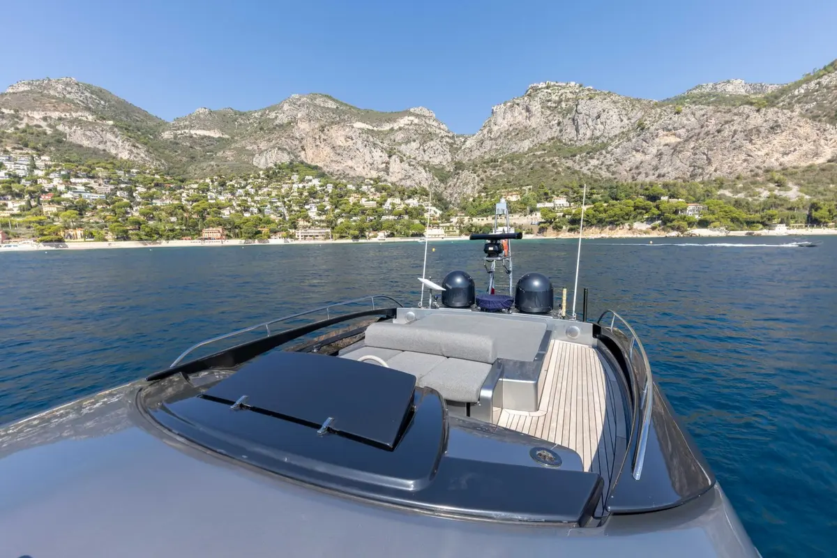 Riva 86 Domino, aft deck — Sardinia Lux Yachts, Sardinia. Riva 86 Domino — 26m