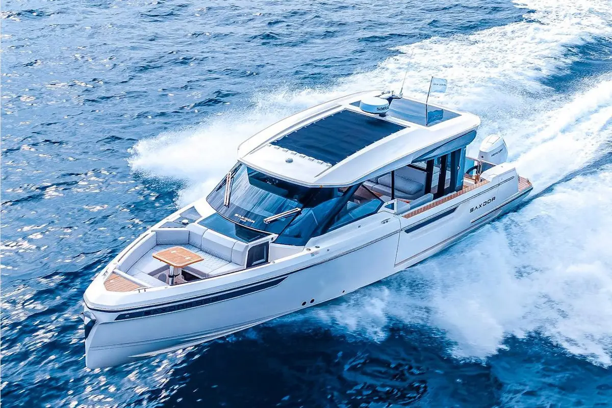 Saxdor 400 GTO, exterior — Sardinia Lux Yachts, Sardinia. Saxdor 400 GTO — 12.4m